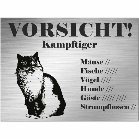 Schild Katze