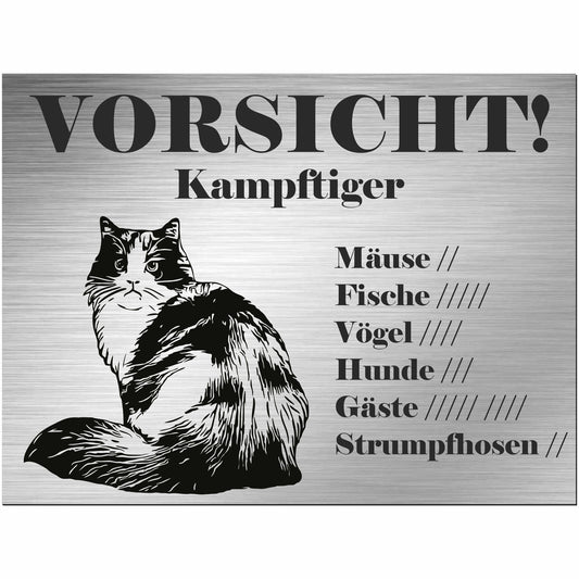 Schild Katze