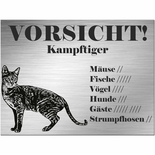 Schild Katze