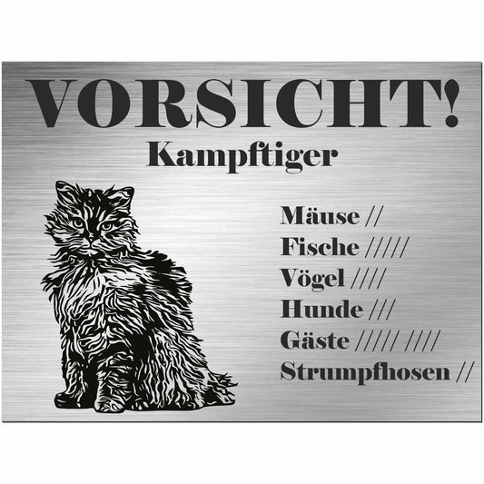 Schild Katze