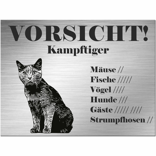 Schild Katze