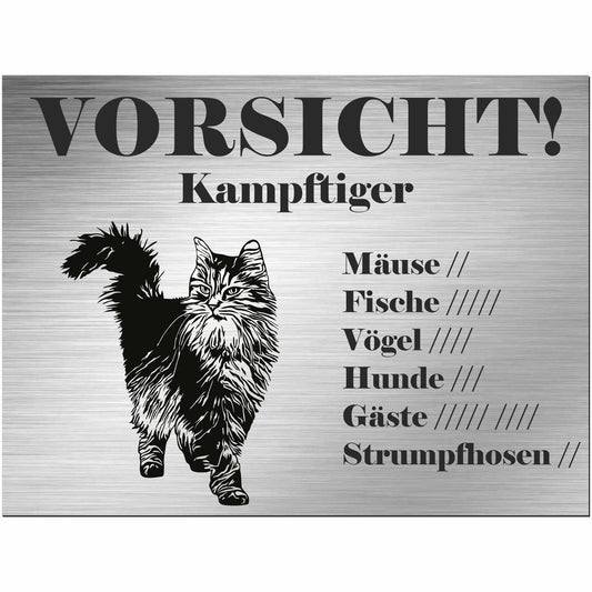 Schild Katze