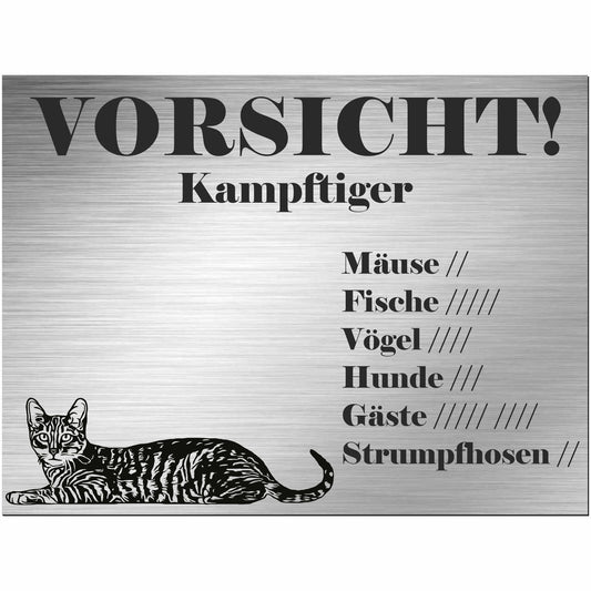 Schild Katze