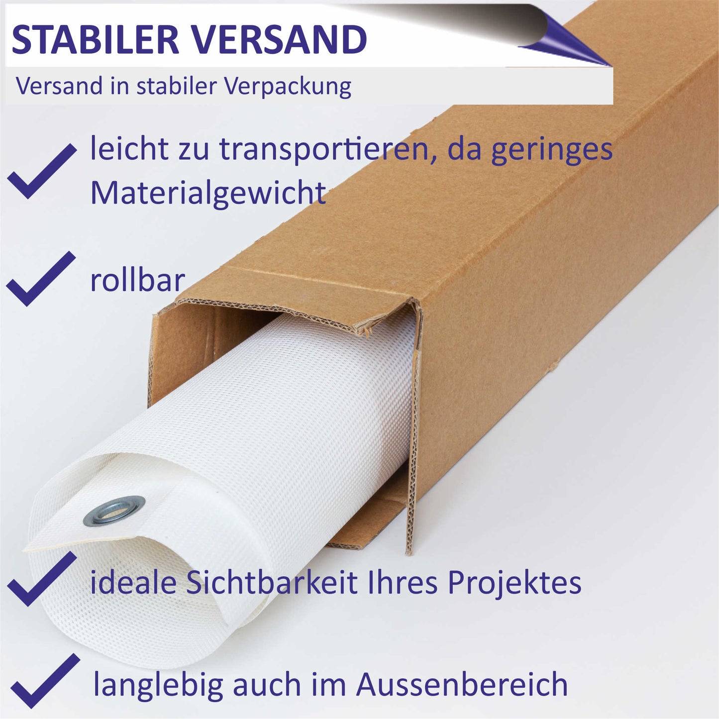 Werbeplane - Gerüstplane - p038 - Bier - NEU - Plane für Baustelle- Garten- Zaun oder Veranstaltung