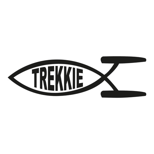 Autoaufkleber - Trekkie Fisch - 200x60 mm