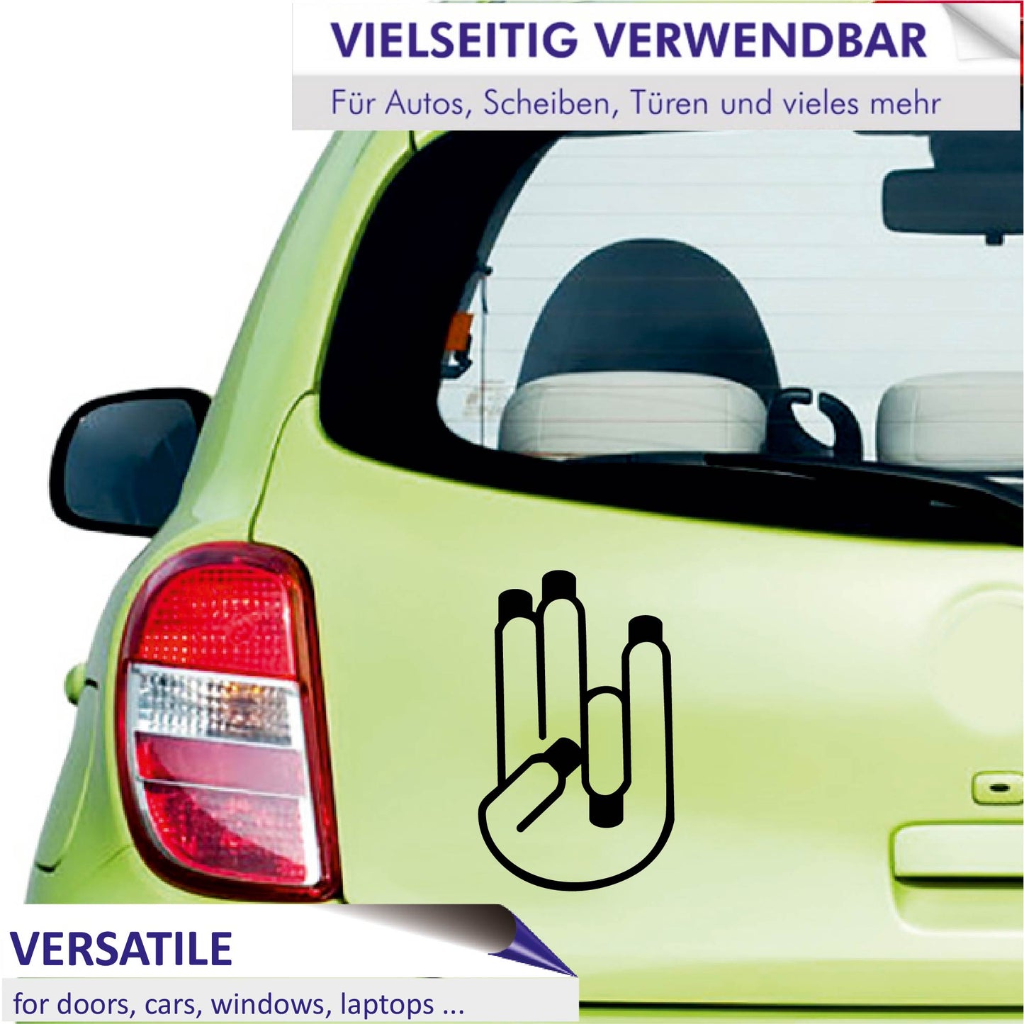 Autoaufkleber - The Shocker Hand - 180x110 mm