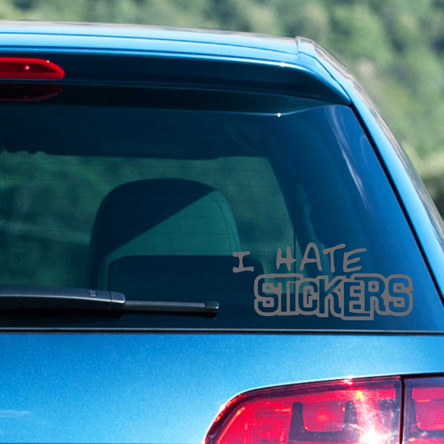 Autoaufkleber - I hate Stickers - 210x90 mm