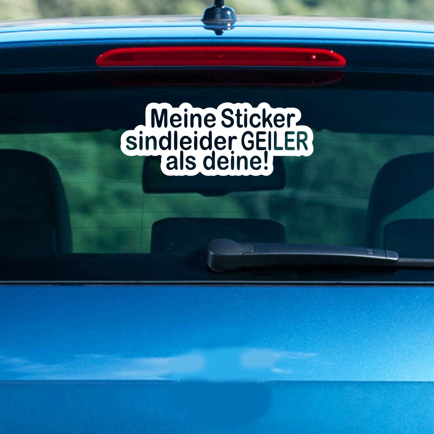 Autoaufkleber - Meine Sticker sind geiler als deine - 210x80 mm