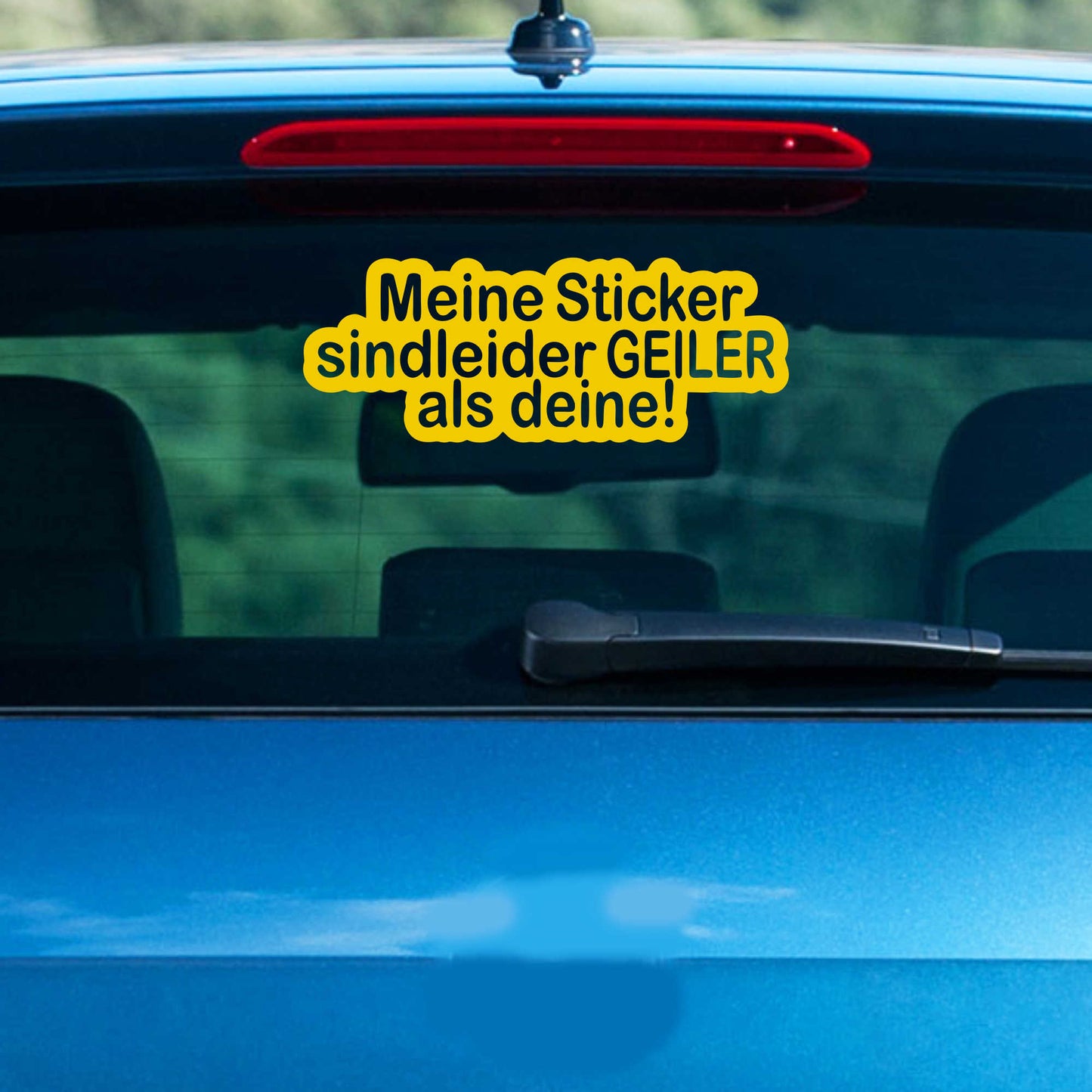 Autoaufkleber - Meine Sticker sind geiler als deine - 210x80 mm