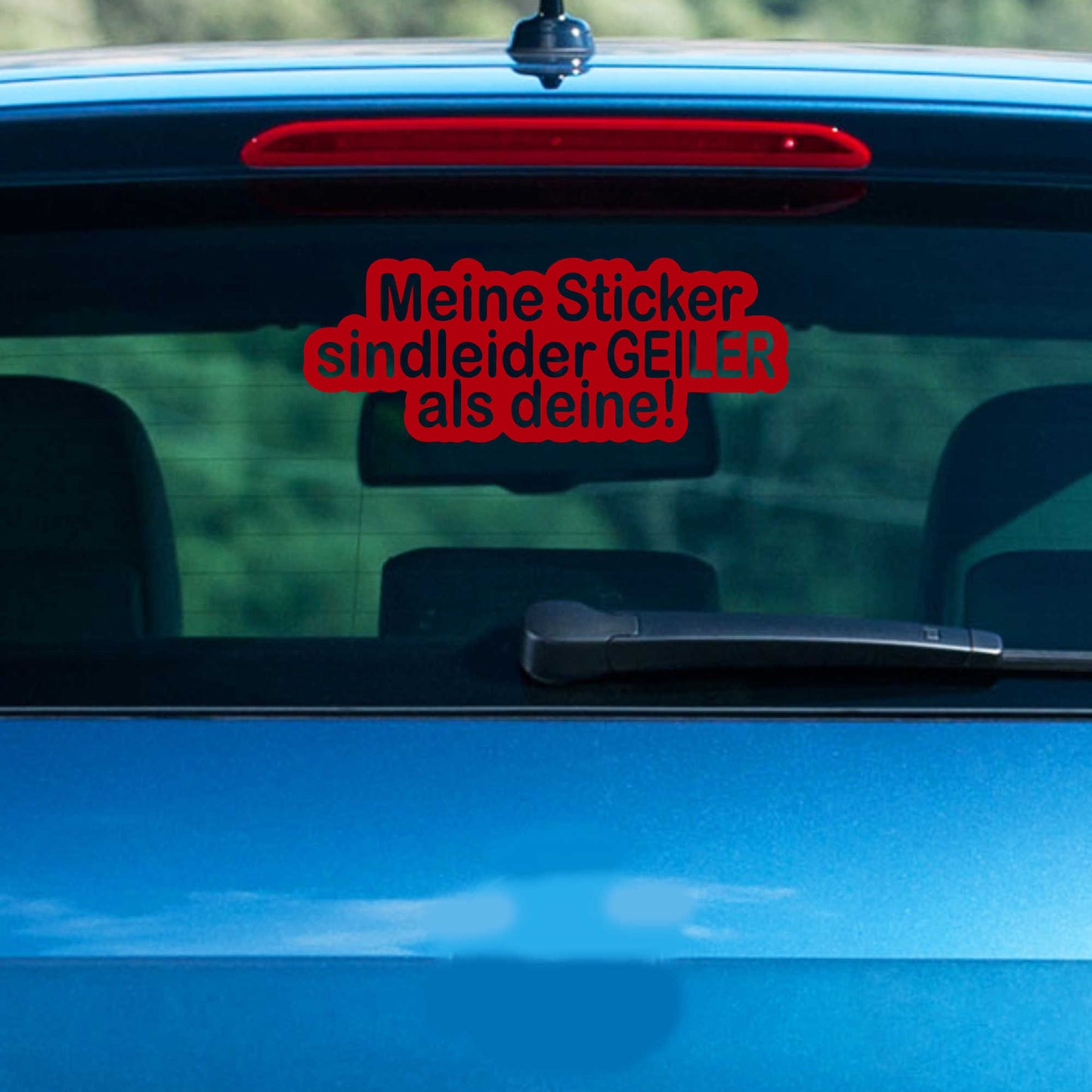 Autoaufkleber - Meine Sticker sind geiler als deine - 210x80 mm