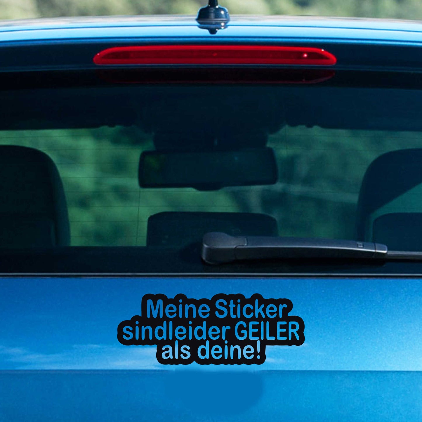 Autoaufkleber - Meine Sticker sind geiler als deine - 210x80 mm