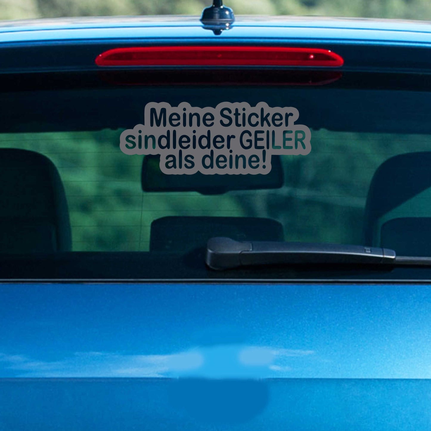 Autoaufkleber - Meine Sticker sind geiler als deine - 210x80 mm