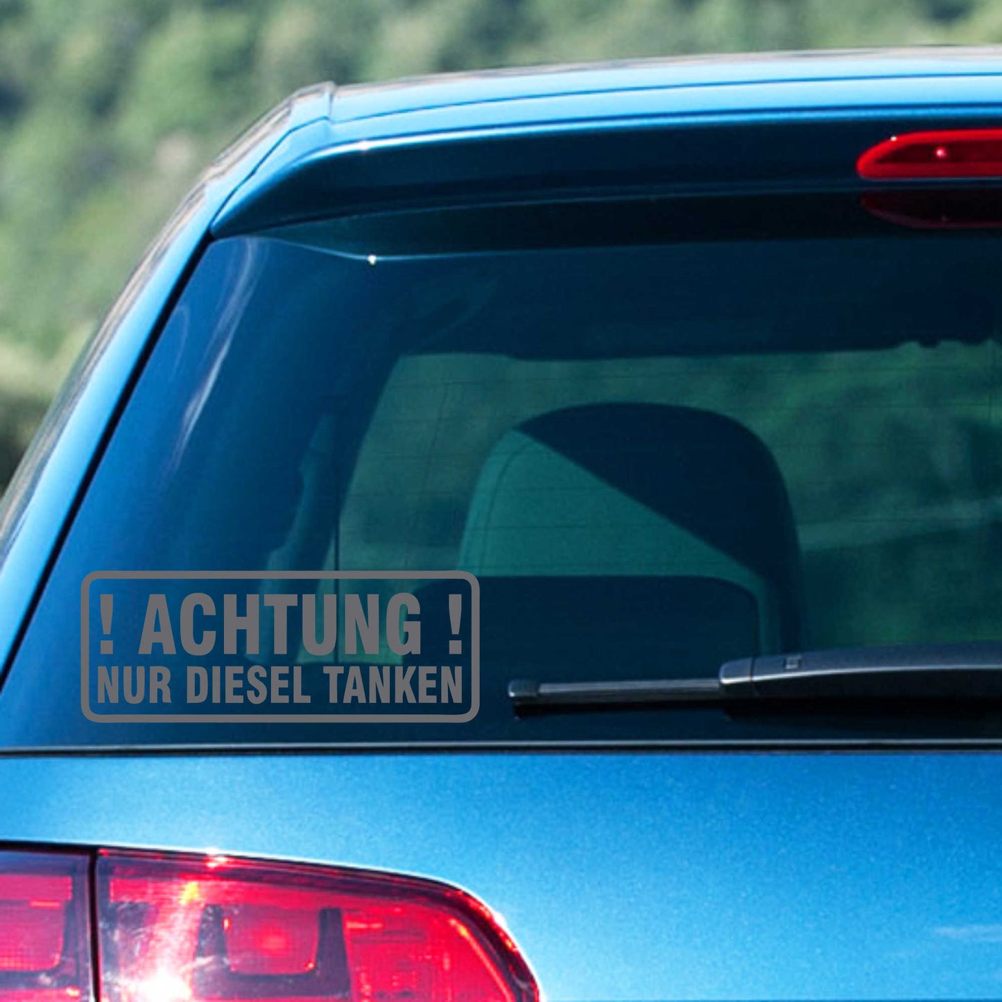 Autoaufkleber - ACHTUNG! - 210x80 mm