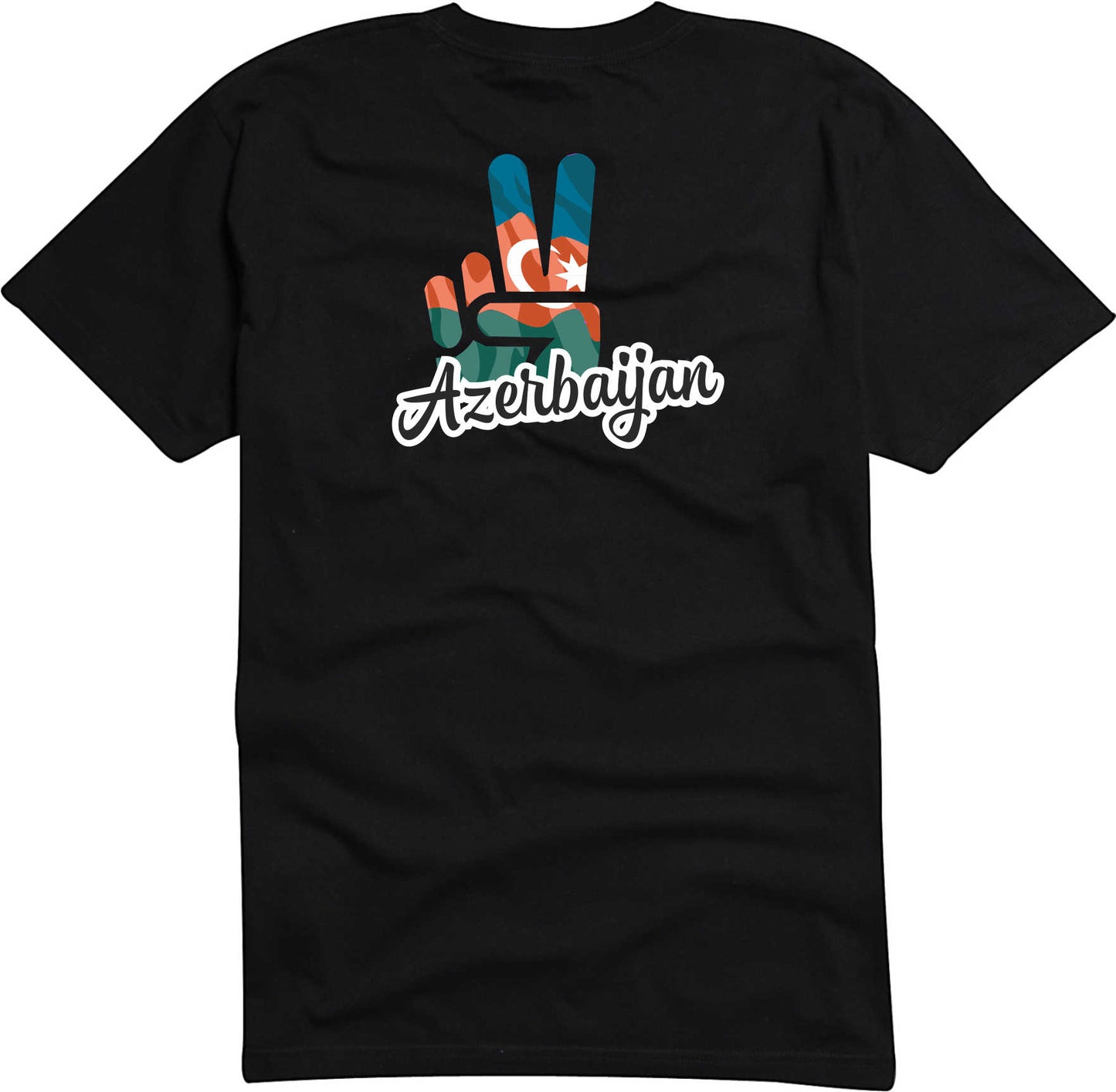 T-Shirt Herren - Victory - Flagge / Fahne - Azerbaijan - Sieg