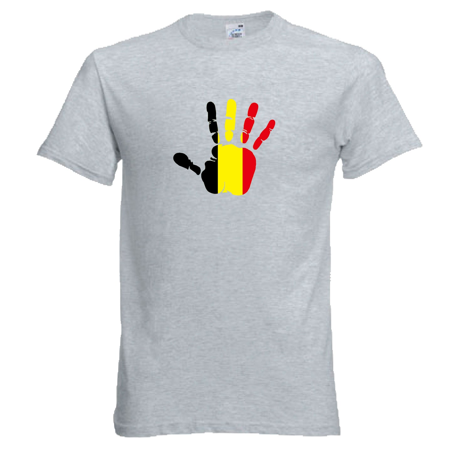 INDIGOS UG - T-Shirt Herren - Belgien - Hand - Fussball