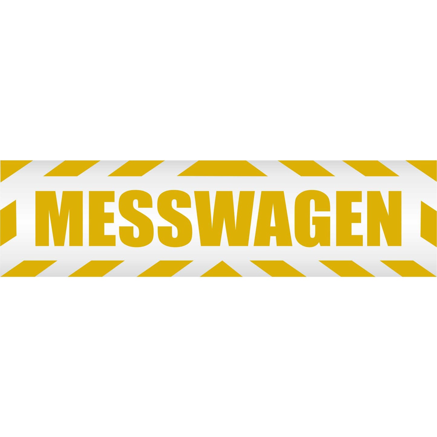 Magnetschild - Messwagen - Magnetfolie für Auto - LKW - Truck - Baustelle - Firma