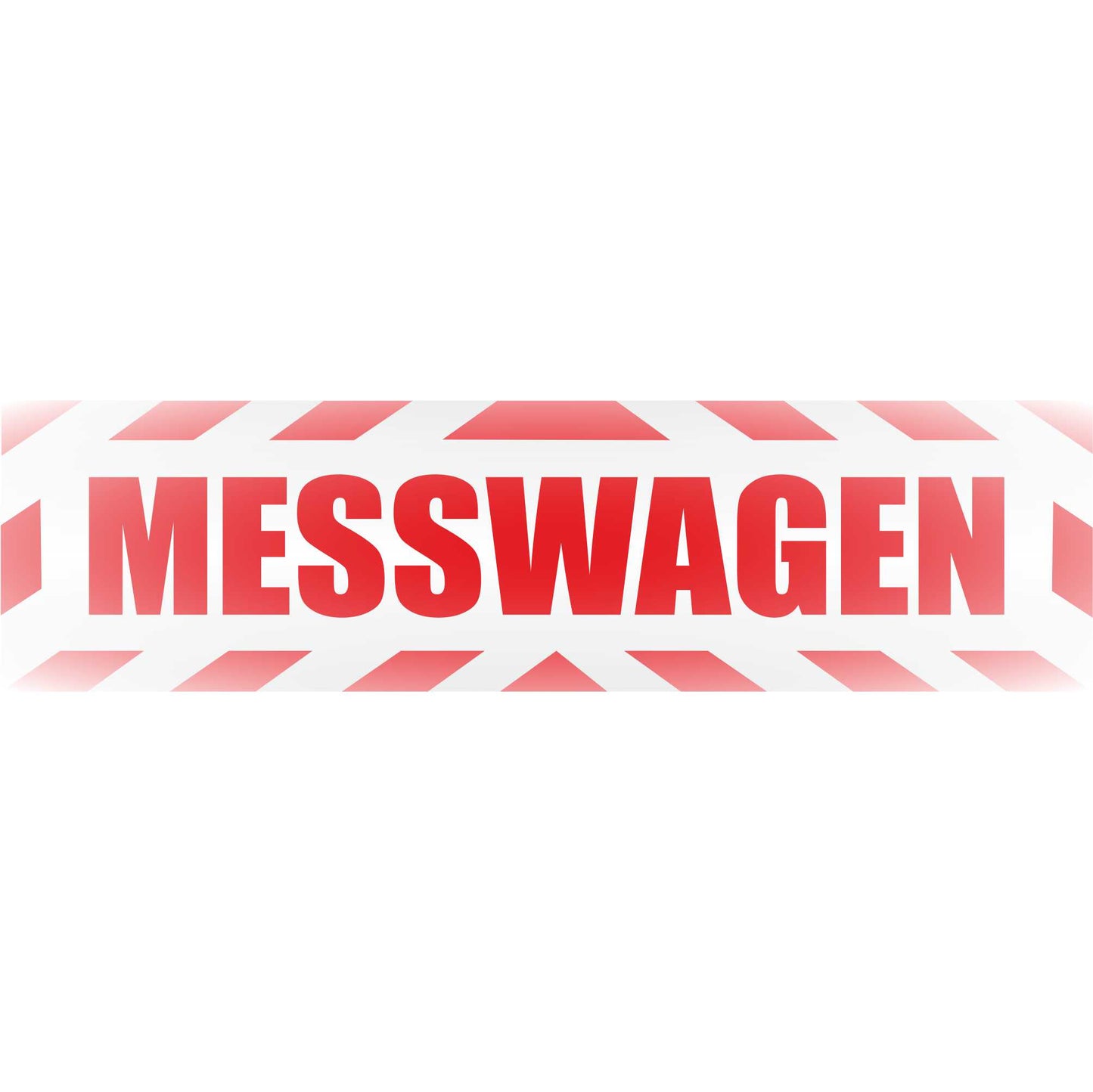 Magnetschild - Messwagen - Magnetfolie für Auto - LKW - Truck - Baustelle - Firma