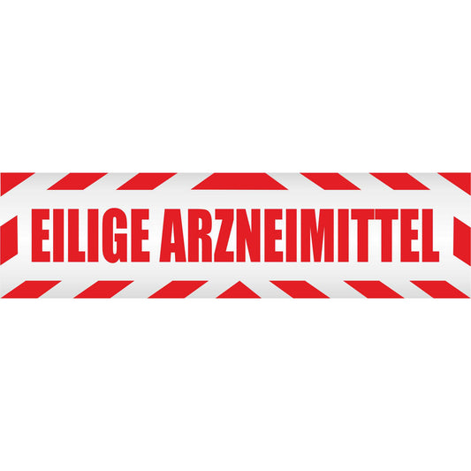 Magnetschild - Eilige Arzneimittel - Magnetfolie für Auto - LKW - Truck - Baustelle - Firma