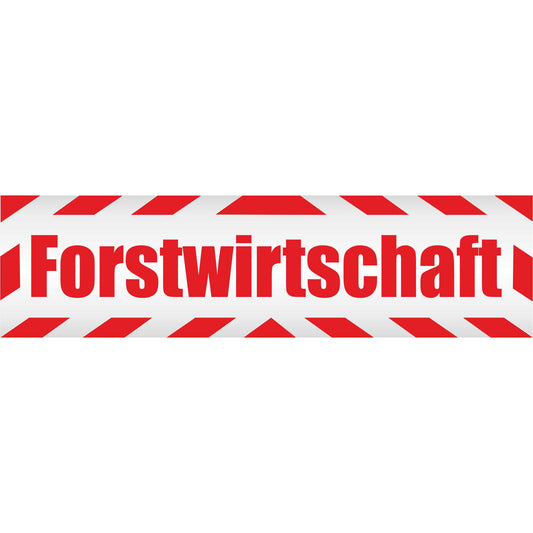 Magnetschild - Forstwirtschaft - Magnetfolie für Auto - LKW - Truck - Baustelle - Firma