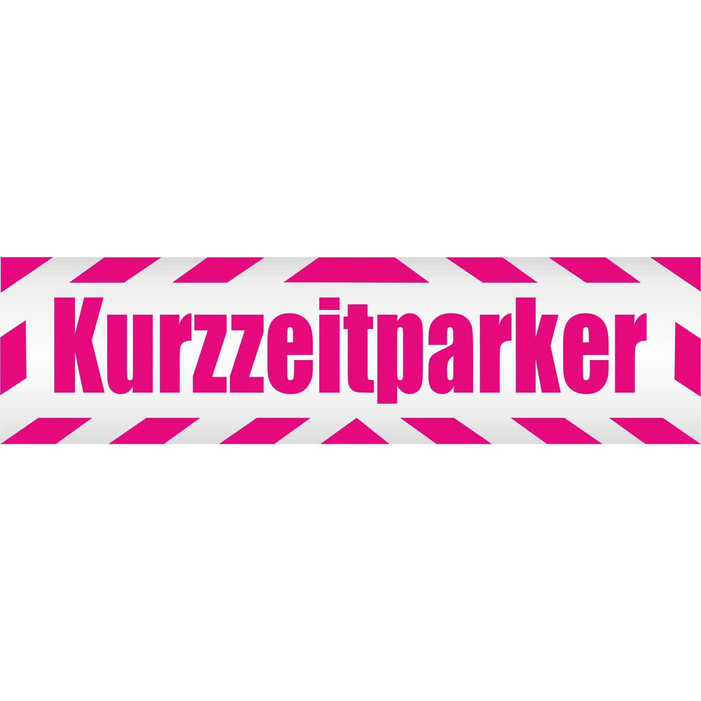 Magnetschild - Kurzzeitparker - Magnetfolie für Auto - LKW - Truck - Baustelle - Firma