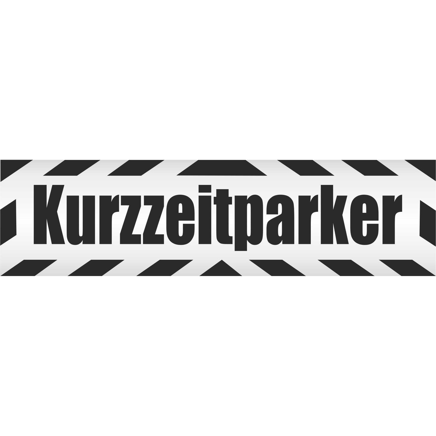 Magnetschild - Kurzzeitparker - Magnetfolie für Auto - LKW - Truck - Baustelle - Firma