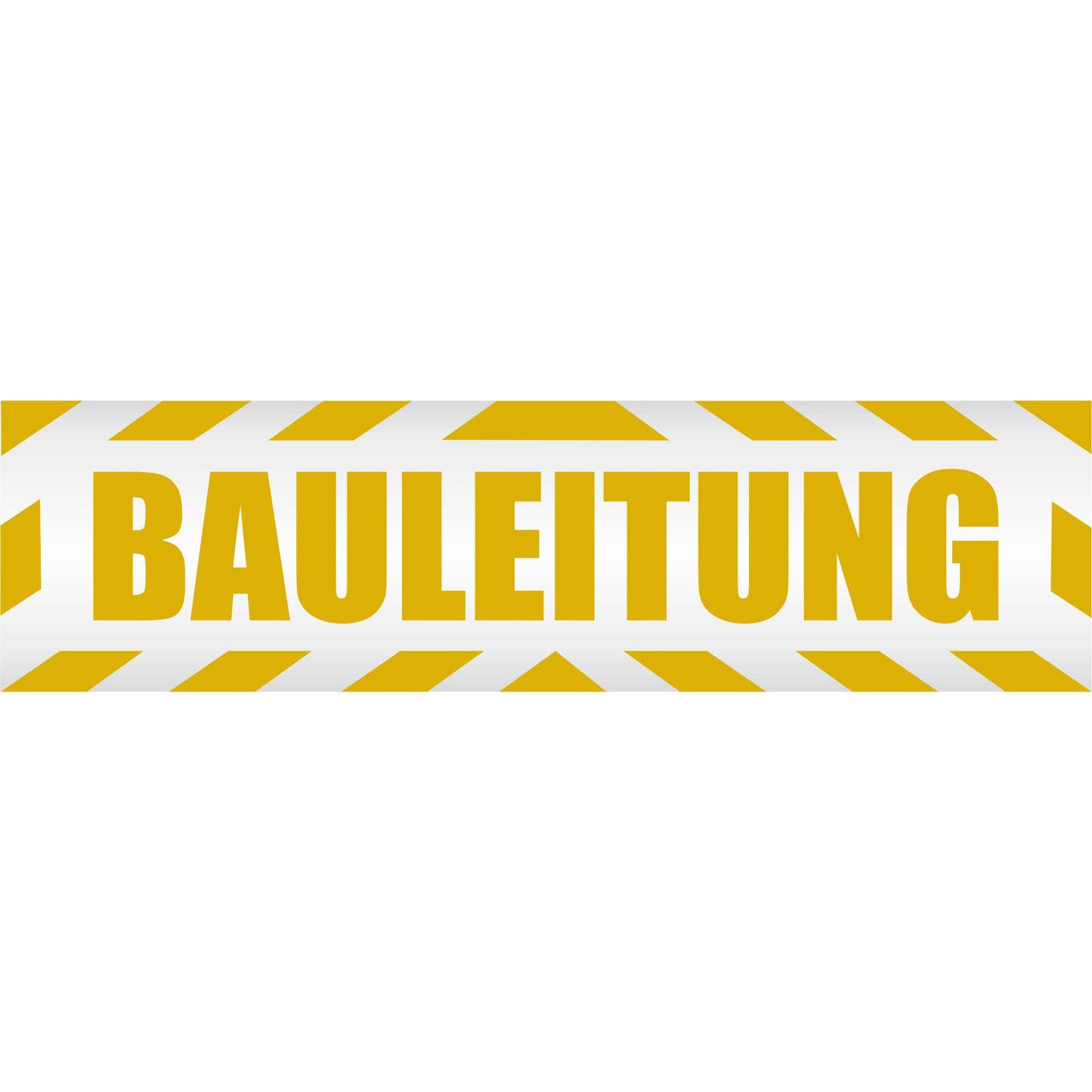 Magnetschild - Bauleitung - Magnetfolie für Auto - LKW - Truck - Baustelle - Firma