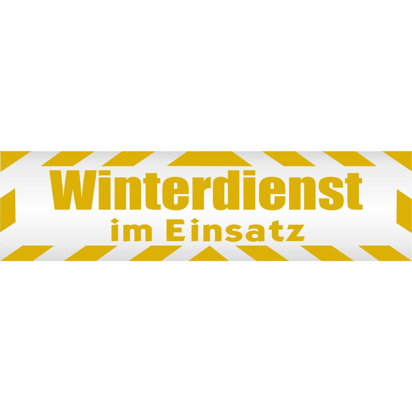 Magnetschild - Winterdienst im Einsatz - Magnetfolie für Auto - LKW - Truck - Baustelle - Firma