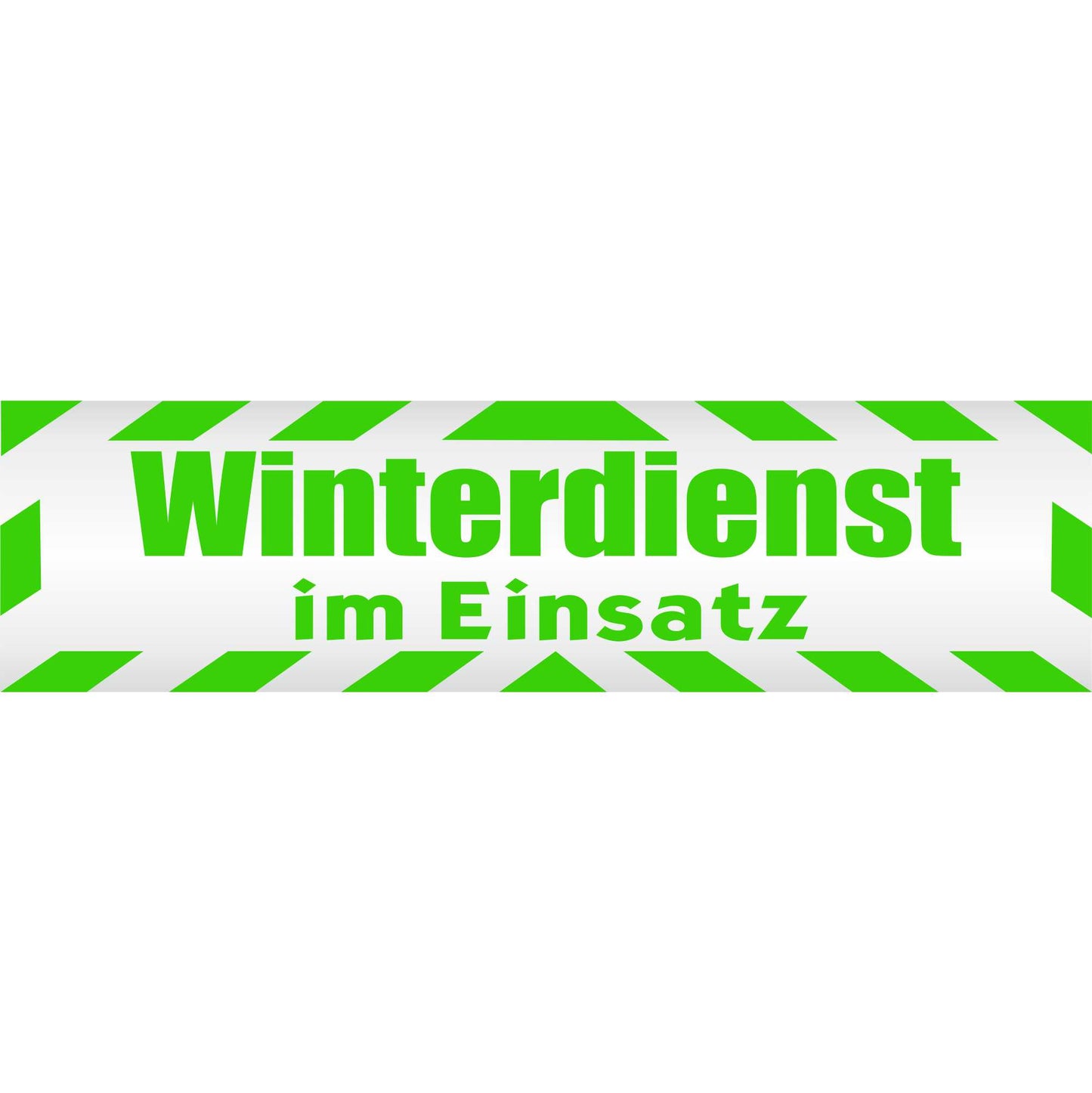 Magnetschild - Winterdienst im Einsatz - Magnetfolie für Auto - LKW - Truck - Baustelle - Firma