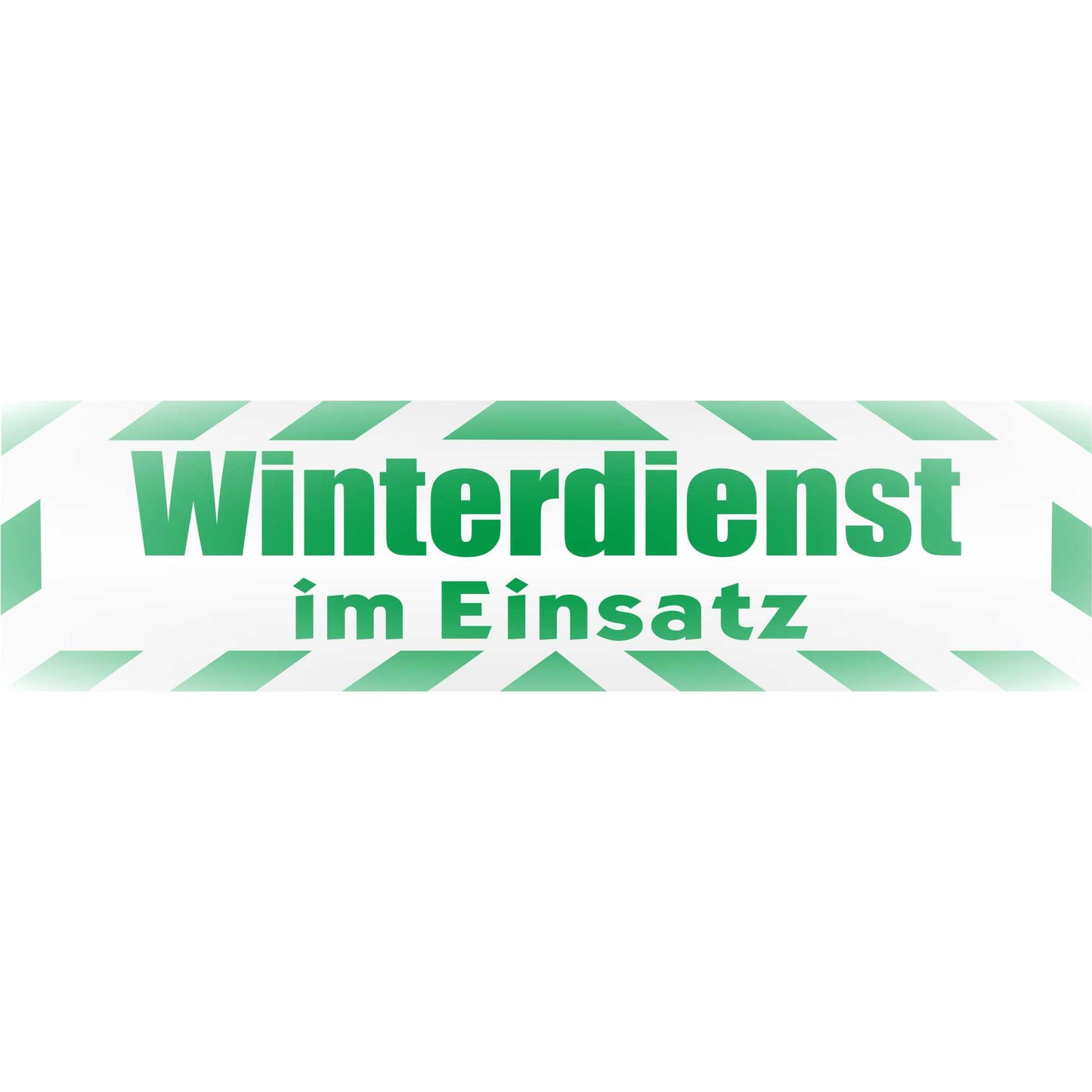 Magnetschild - Winterdienst im Einsatz - Magnetfolie für Auto - LKW - Truck - Baustelle - Firma