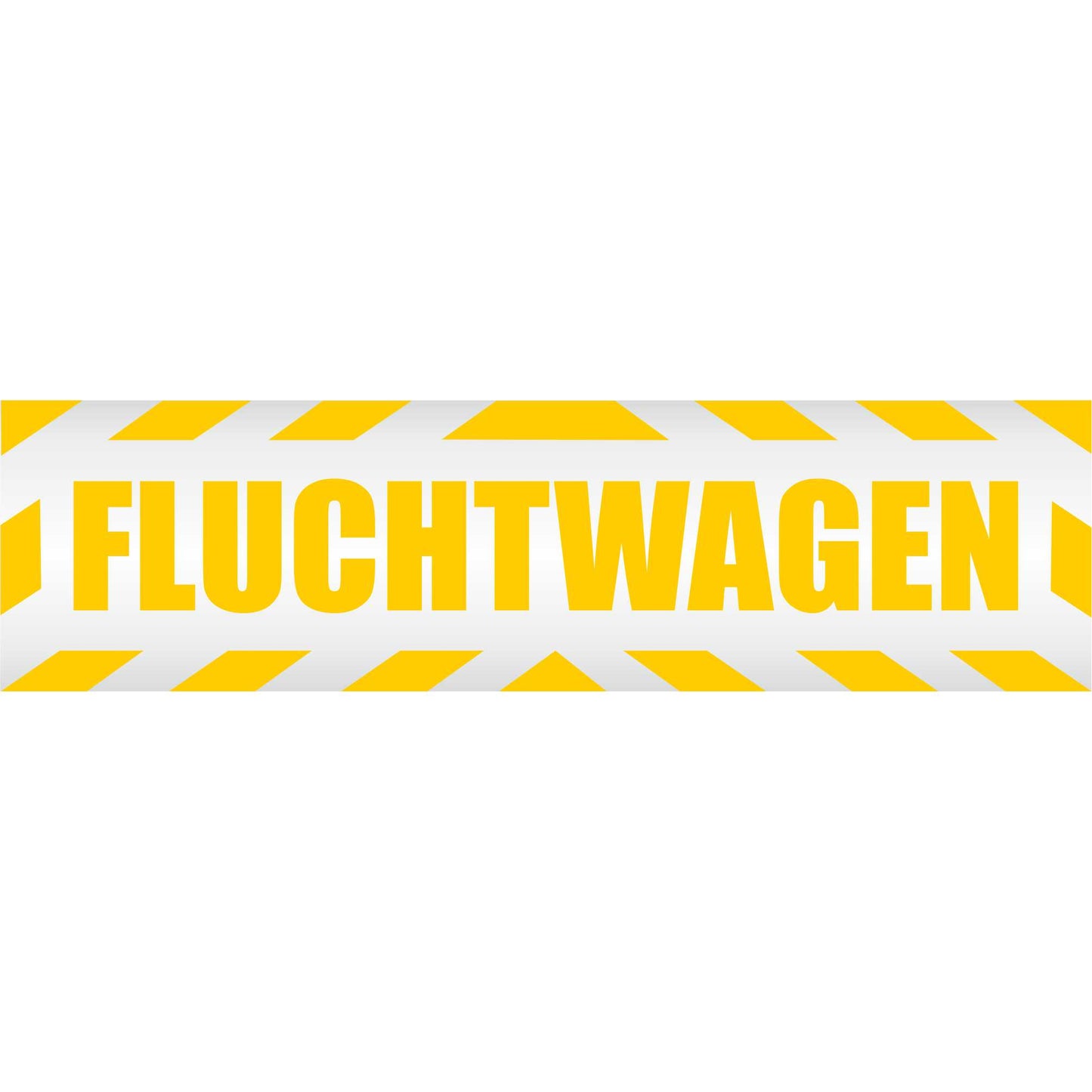 Magnetschild - Fluchtwagen - Magnetfolie für Auto - LKW - Truck - Baustelle - Firma