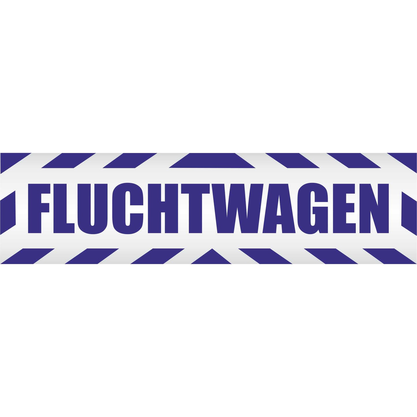 Magnetschild - Fluchtwagen - Magnetfolie für Auto - LKW - Truck - Baustelle - Firma