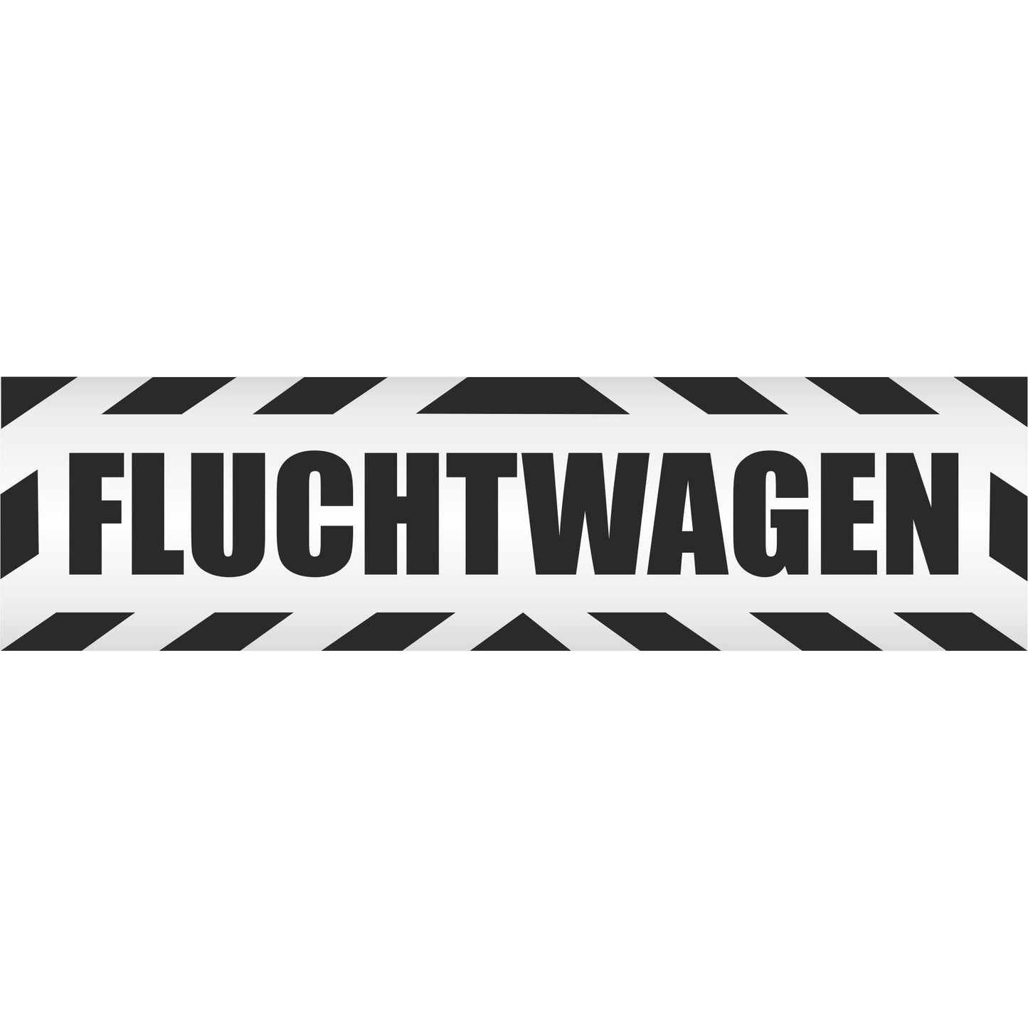 Magnetschild - Fluchtwagen - Magnetfolie für Auto - LKW - Truck - Baustelle - Firma