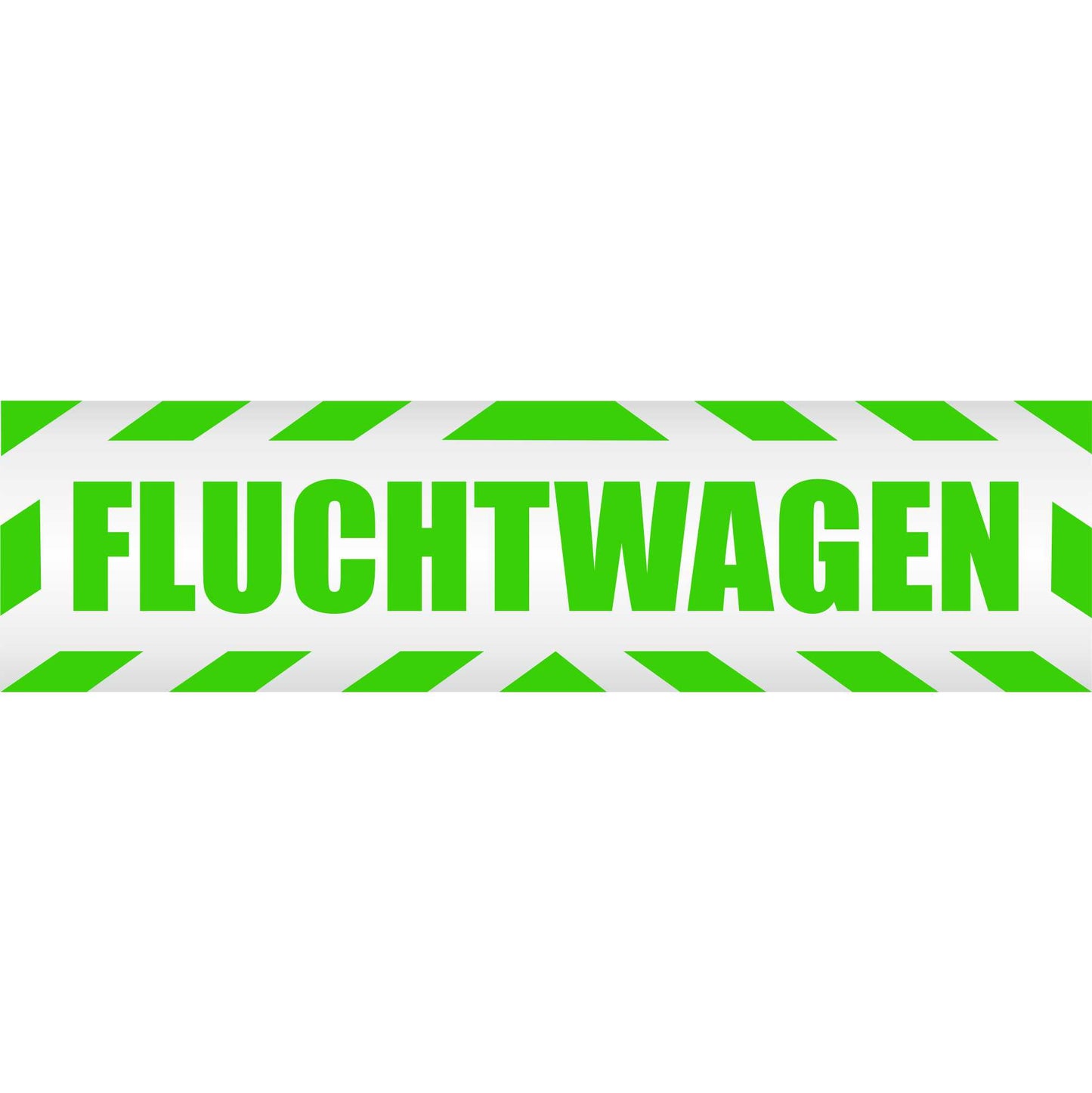 Magnetschild - Fluchtwagen - Magnetfolie für Auto - LKW - Truck - Baustelle - Firma