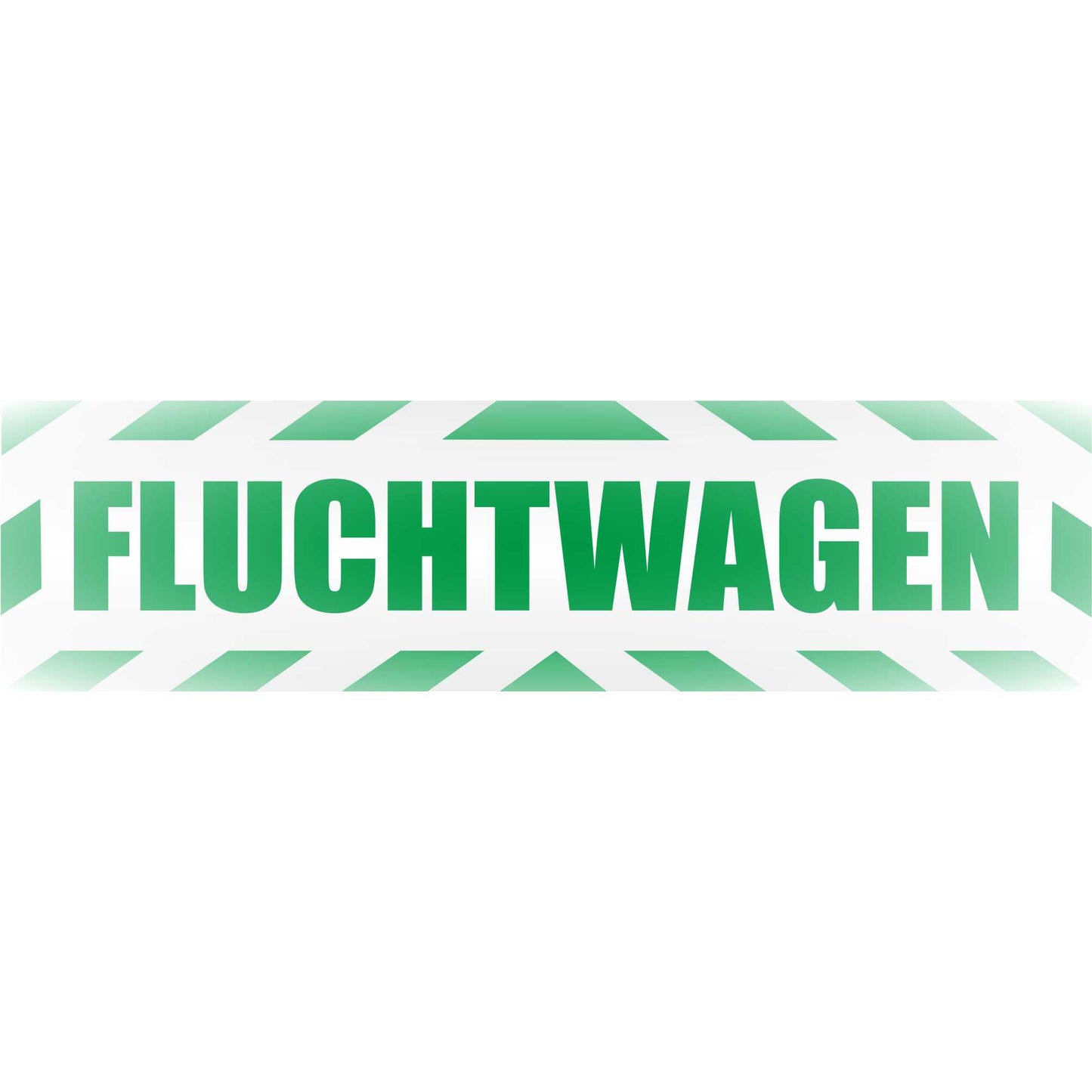 Magnetschild - Fluchtwagen - Magnetfolie für Auto - LKW - Truck - Baustelle - Firma