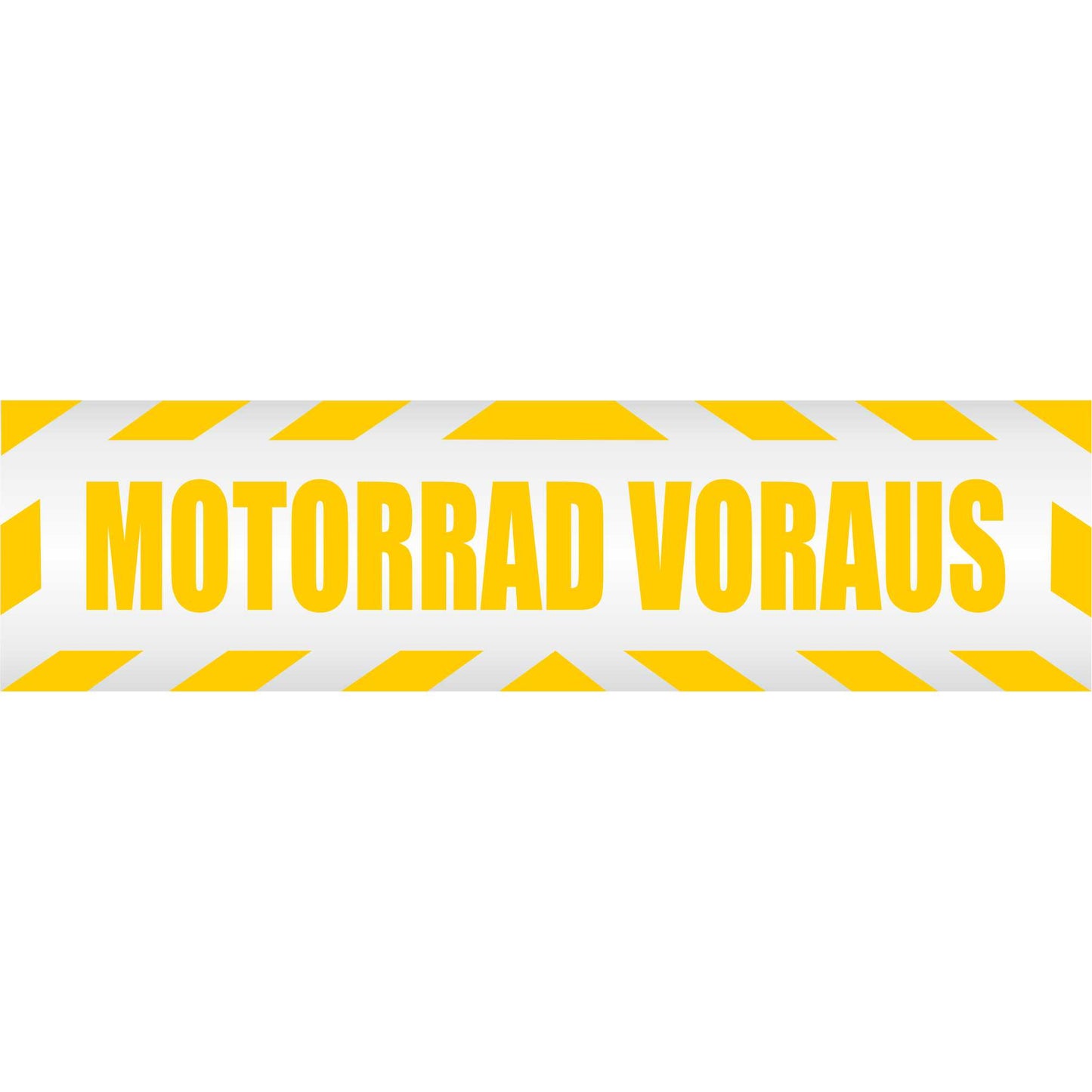 Magnetschild - Motorrad voraus - Magnetfolie für Auto - LKW - Truck - Baustelle - Firma