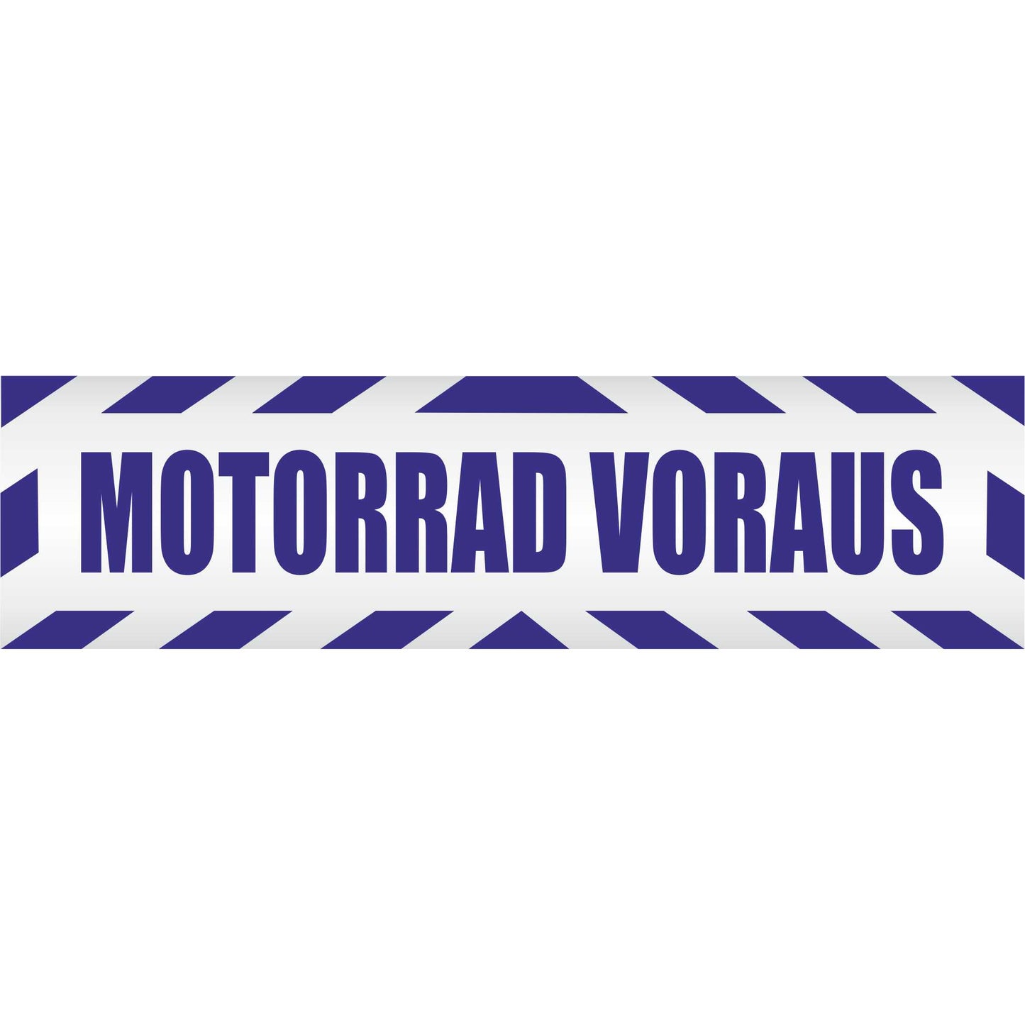 Magnetschild - Motorrad voraus - Magnetfolie für Auto - LKW - Truck - Baustelle - Firma