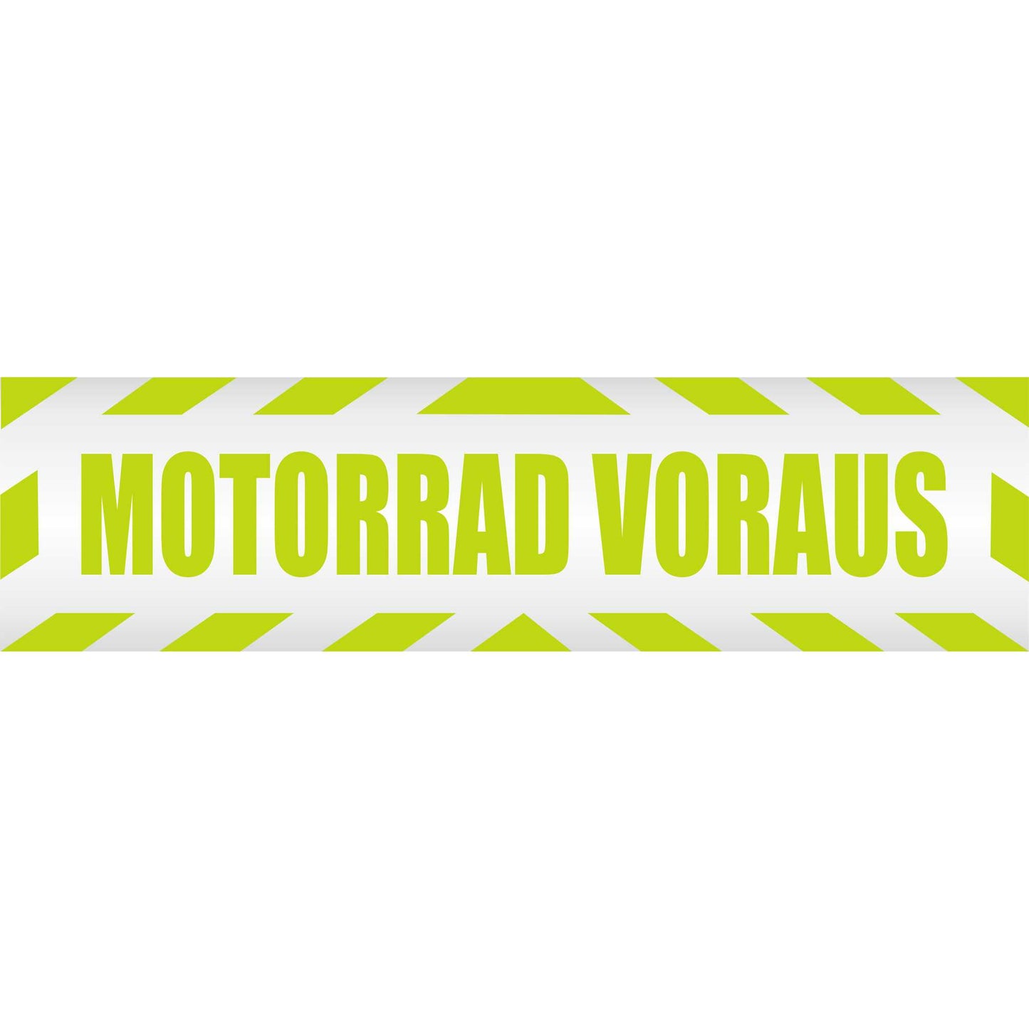 Magnetschild - Motorrad voraus - Magnetfolie für Auto - LKW - Truck - Baustelle - Firma