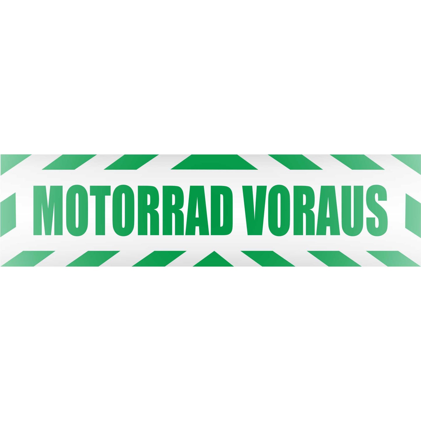 Magnetschild - Motorrad voraus - Magnetfolie für Auto - LKW - Truck - Baustelle - Firma