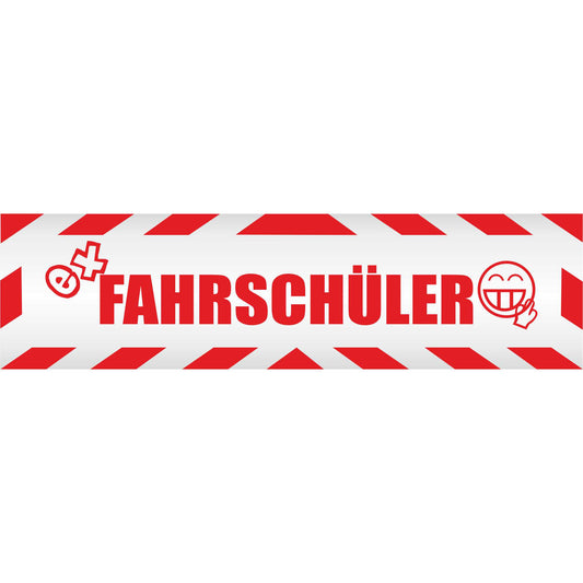 Magnetschild - Ex Fahrschüler - Magnetfolie für Auto - LKW - Truck - Baustelle - Firma