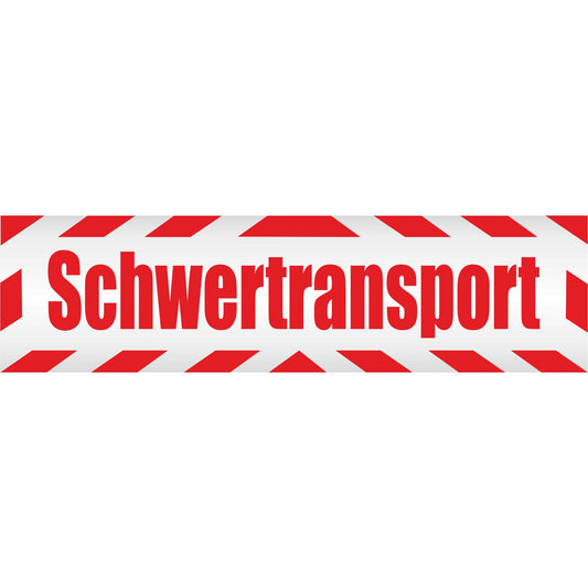 Magnetschild - Schwertransport - Magnetfolie für Auto - LKW - Truck - Baustelle - Firma