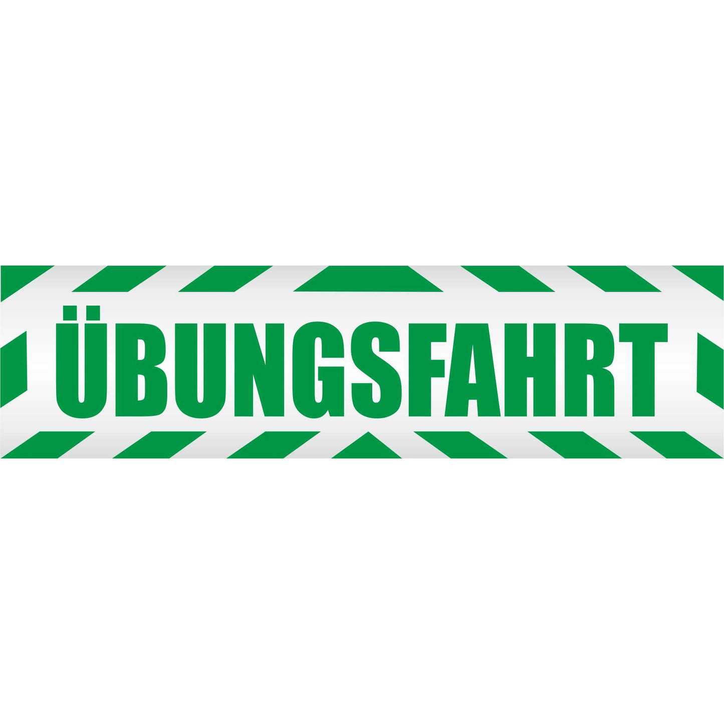 Magnetschild - Übungsfahrt - Magnetfolie für Auto - LKW - Truck - Baustelle - Firma