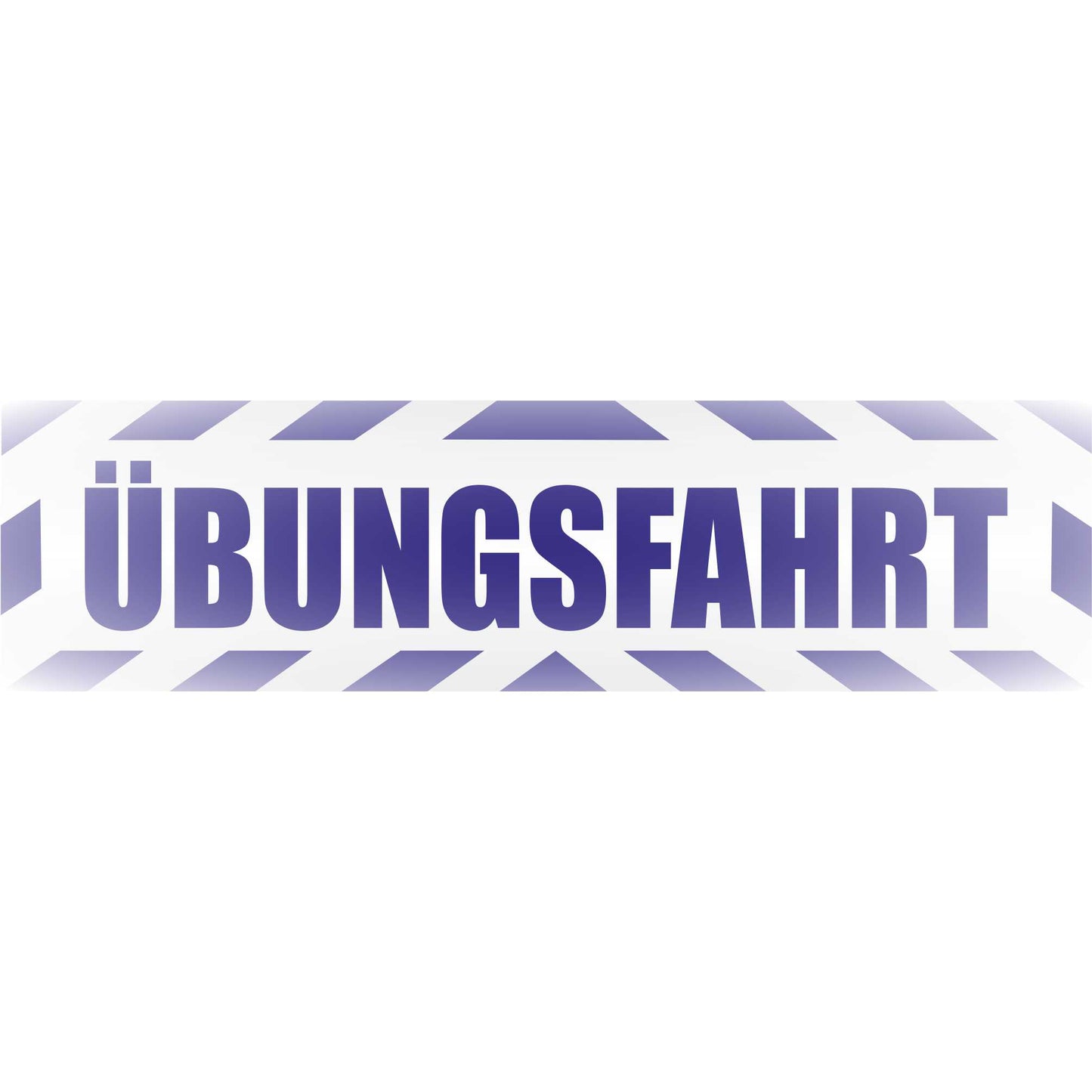 Magnetschild - Übungsfahrt - Magnetfolie für Auto - LKW - Truck - Baustelle - Firma