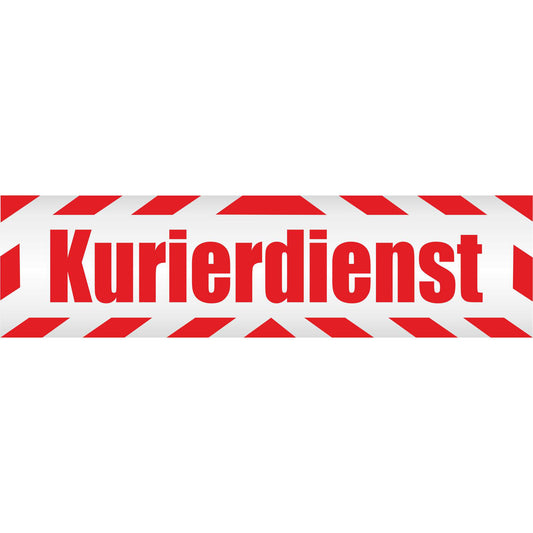 Magnetschild - Kurierdienst - Magnetfolie für Auto - LKW - Truck - Baustelle - Firma