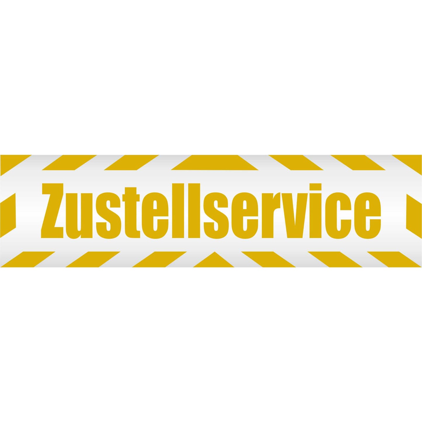 Magnetschild - Zustellservice - Magnetfolie für Auto - LKW - Truck - Baustelle - Firma