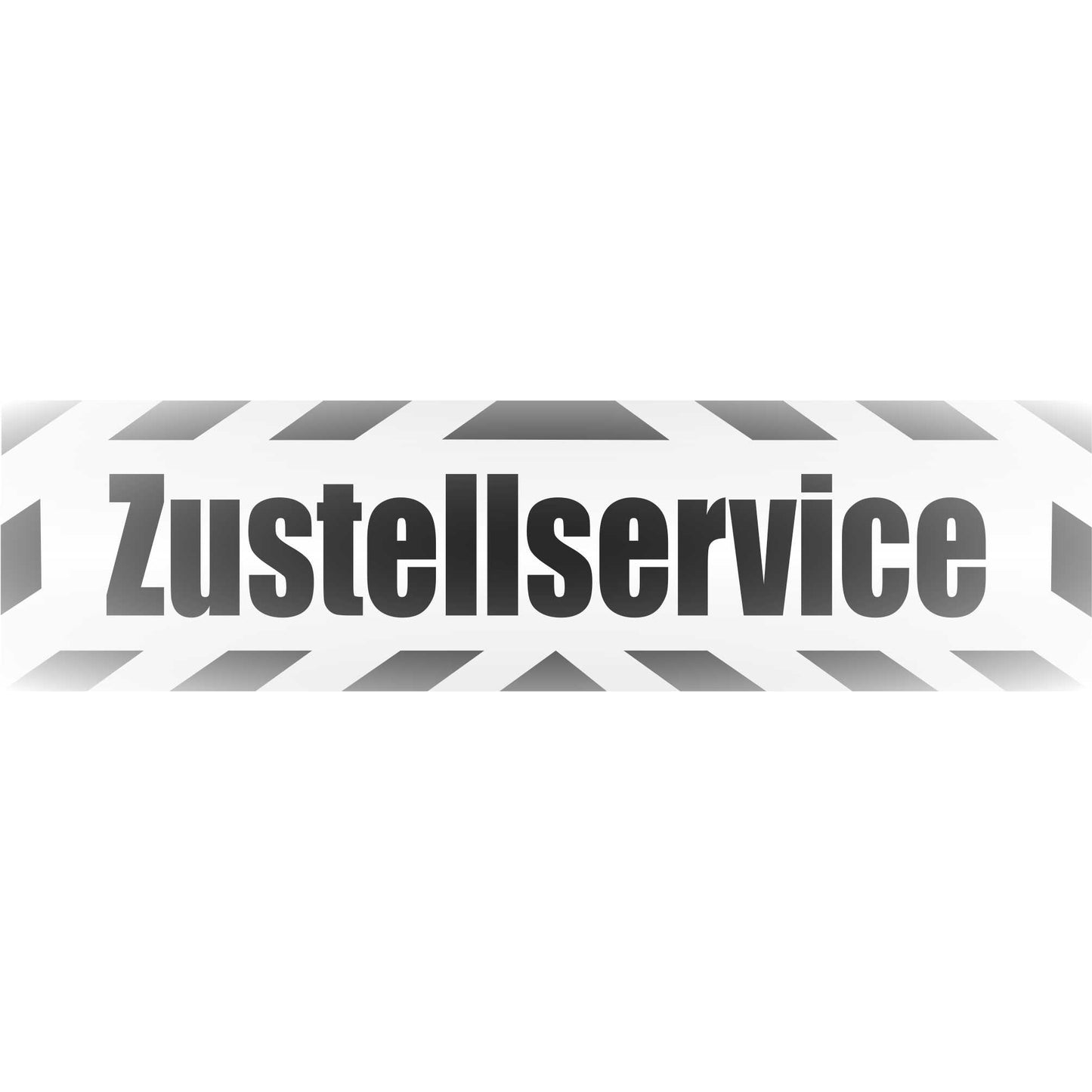 Magnetschild - Zustellservice - Magnetfolie für Auto - LKW - Truck - Baustelle - Firma