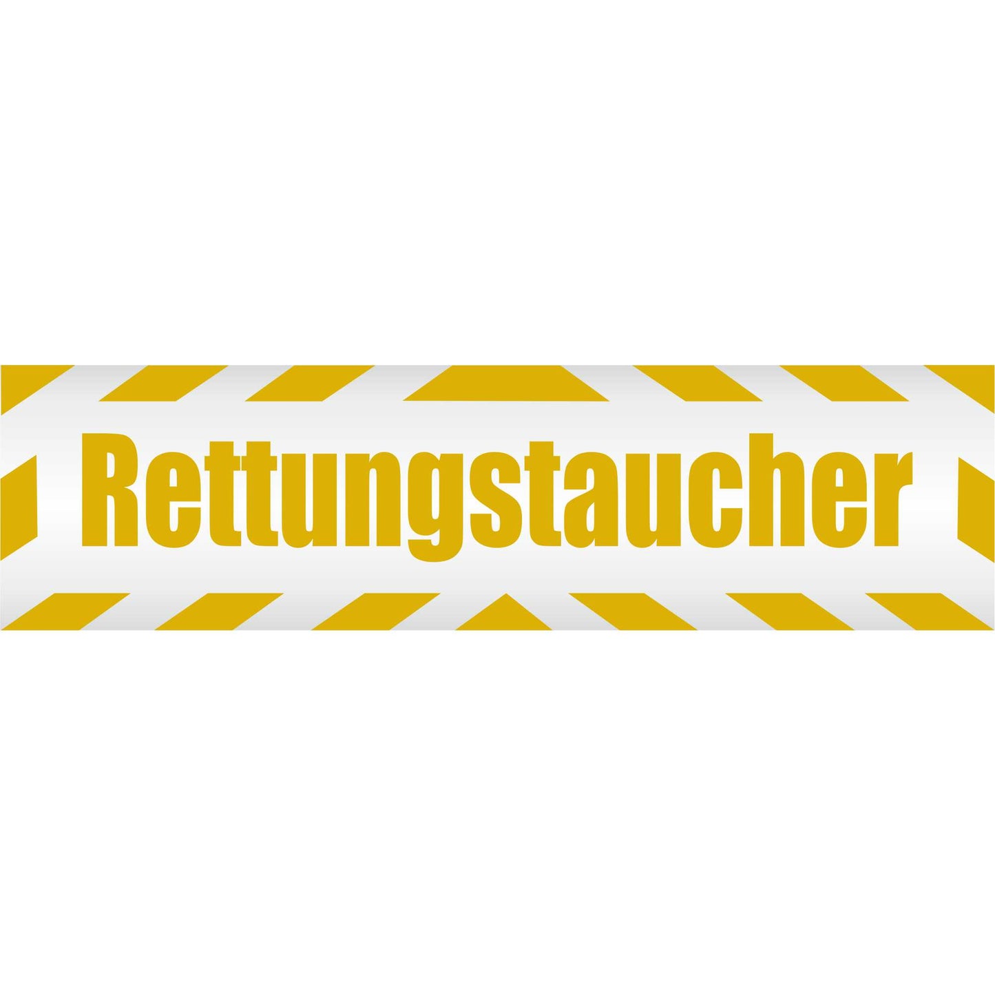 Magnetschild - Rettungstaucher - Magnetfolie für Auto - LKW - Truck - Baustelle - Firma