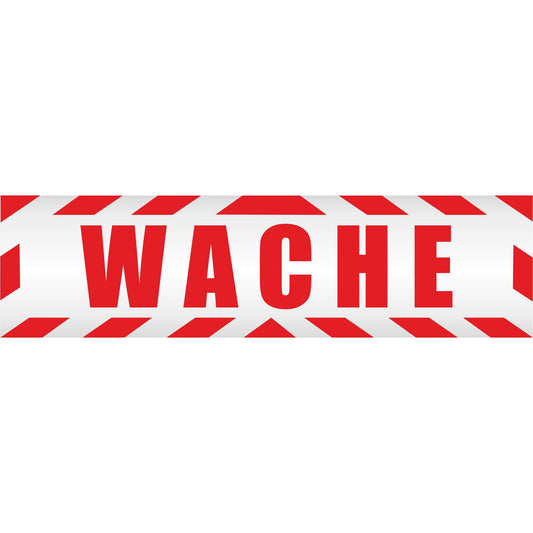 Magnetschild - Wache Streife - Magnetfolie für Auto - LKW - Truck - Baustelle - Firma