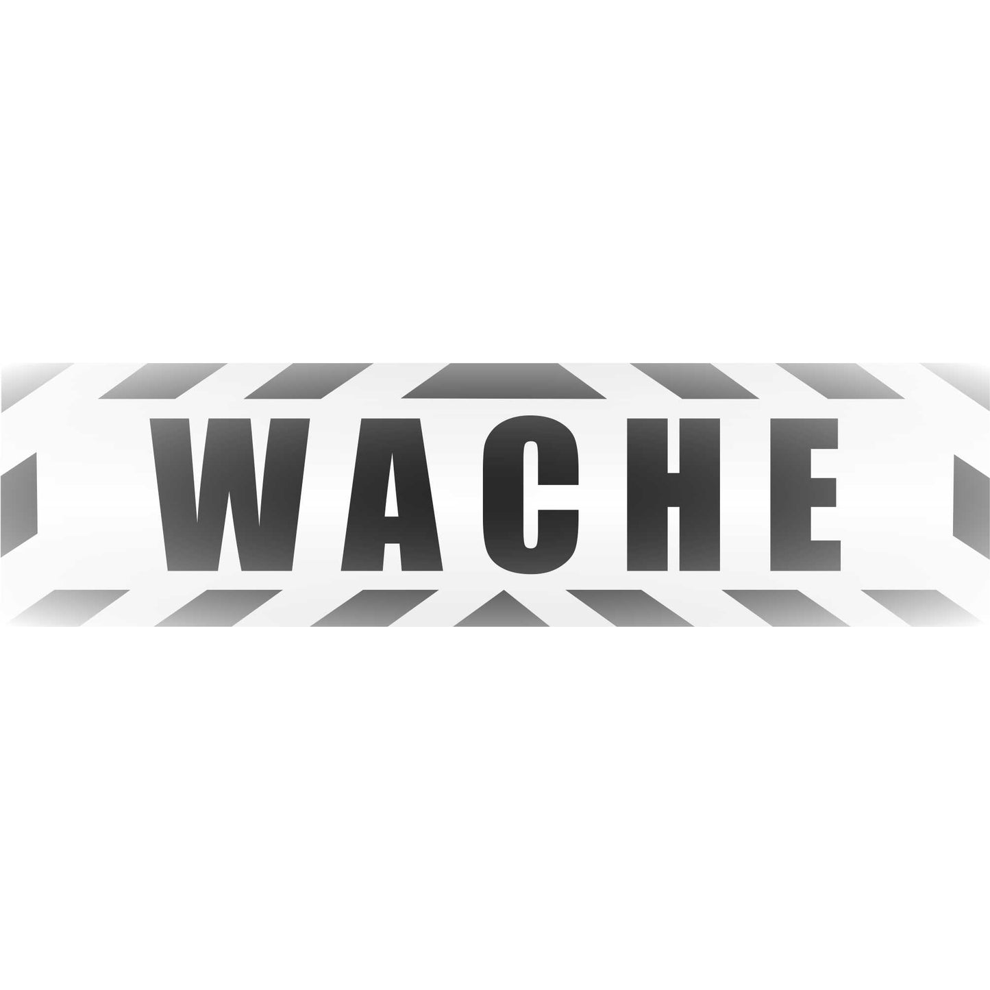 Magnetschild - Wache Streife - Magnetfolie für Auto - LKW - Truck - Baustelle - Firma