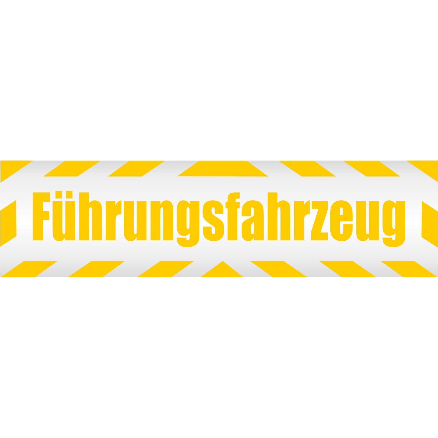 Magnetschild - Führungsfahrzeug Chef - Magnetfolie für Auto - LKW - Truck - Baustelle - Firma