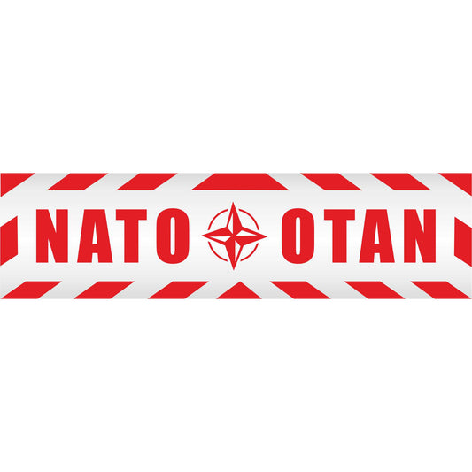 Magnetschild - Nato Otan - Magnetfolie für Auto - LKW - Truck - Baustelle - Firma